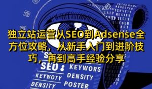 独立站运营从SEO到Adsense全方位攻略，从新手入门到进阶技巧，再到高手经验分享-知识创作