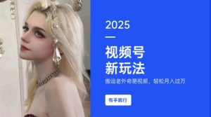 搬运老外奇葩视频，撸视频号分成计划收益，每天只需一小时，新手小白轻松月入过W-知识创作