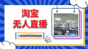 淘宝无人直播带货，单品打爆+搜索流打法，24小时必出单-知识创作