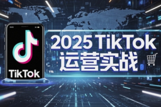 2025TikTok电商运营，掌握TikTok店铺运营核心技巧，实现低成本高转化-知识创作