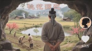 把课本里的古文做成爆火AI视频！流量猛的不行，7个作品涨粉23万＋-知识创作