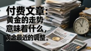付费文章：黄金的走势意味着什么，如何看待黄金最近的调整-知识创作