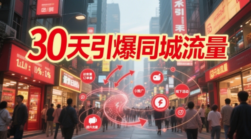 30天引爆同城流量：团购篇 认知篇 流量篇 来客篇 达人篇 老板人设IP篇 投流篇-知识创作