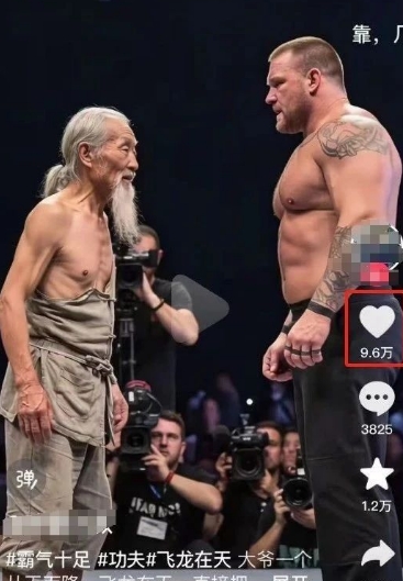 10W+点赞500W播放，用AI制作中国老头和外国拳王格斗视频，条条原创，快速涨粉变现-知识创作