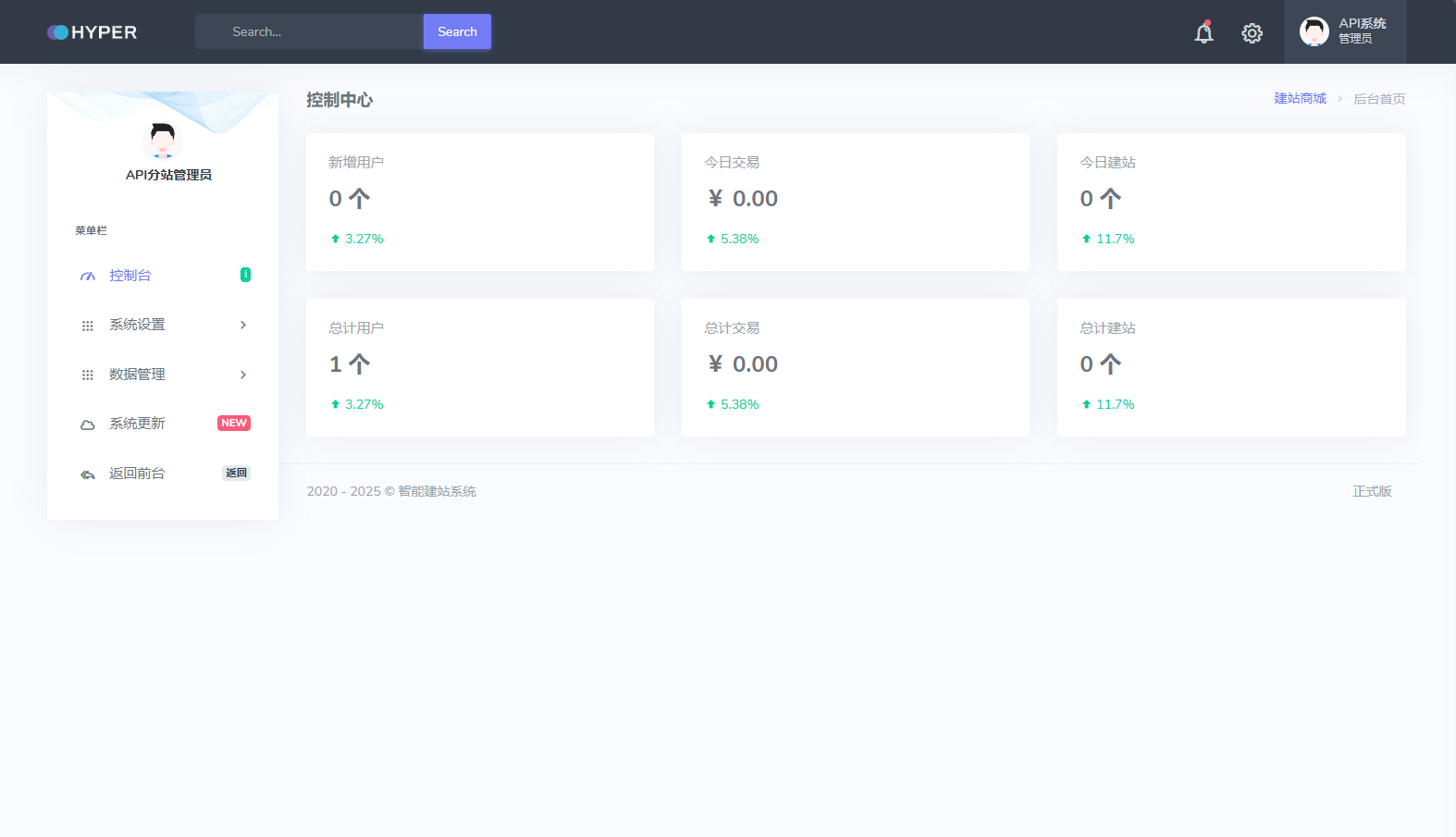 2025最新宝塔API一键建站系统源码-知识创作