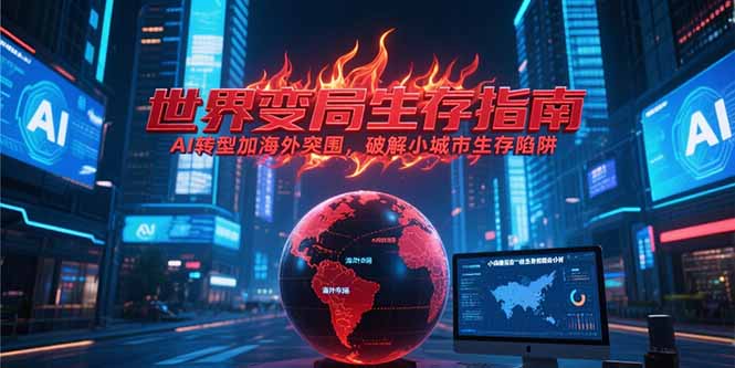 付费文章《世界变局生存指南，AI转型加海外突围，破解小城市生存陷阱》-知识创作