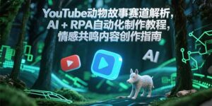 YouTube动物故事赛道解析，AI+RPA自动化制作教程，情感共鸣内容创作指南-知识创作