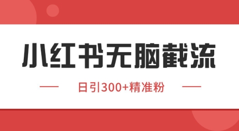 小红书截流同行客源，独家野路子获客玩法 日引200+暴力获客【揭秘】-知识创作