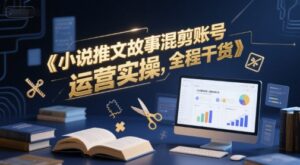 小说推文故事混剪账号运营实操，全程干货-知识创作