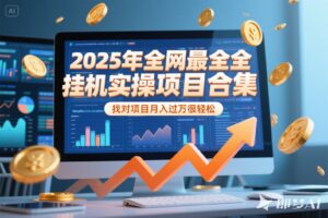 2025年挂机实操项目实操演练，挂机类型，AI直播类型，轻资产创业类型...-知识创作