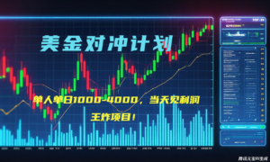 2025年最暴力项目“美金先登计划”最新最强对冲战法，每日实际收益1K-4K-知识创作