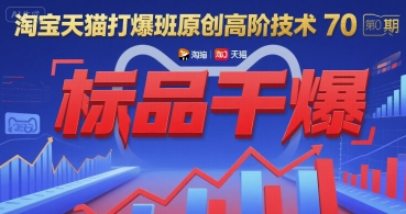 淘宝天猫打爆班原创高阶技术第70期：标品干爆-知识创作