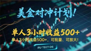 长久稳定的撸美金项目，平均3小时收入 500+，可公司实地考察实地操作！-知识创作