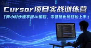 Cursor项目实战训练营，两小时快速掌握AI编程，零基础也能轻松上手-知识创作