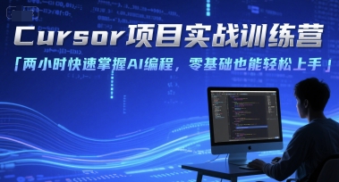 Cursor项目实战训练营，两小时快速掌握AI编程，零基础也能轻松上手-知识创作