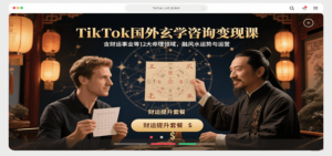 TikTok国外玄学咨询变现课，含财运事业等12大命理领域，融风水运势与运营-知识创作