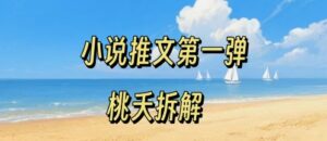 小说推文项目操作全流程第一弹，0粉就能做，门槛低非常适合新手-知识创作