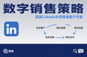 数字销售策略领英LinkedIn外贸精准客户开发-知识创作