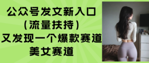 公众号发文新入口(流量扶持-知识创作