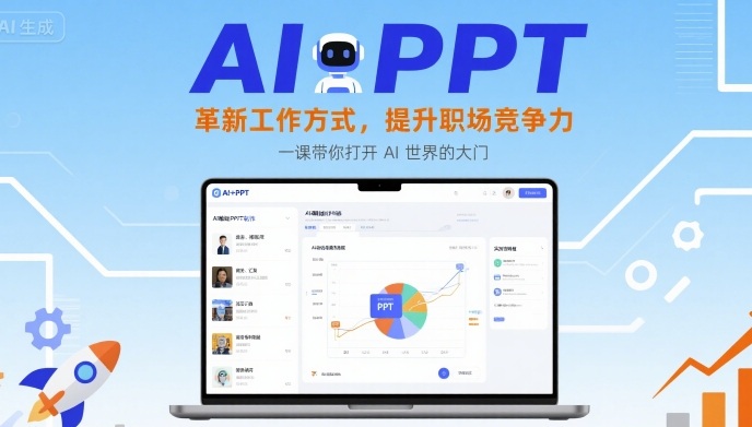 AI+PPT：革新工作方式，提升职场竞争力，一课带你打开 AI 世界的大门-知识创作