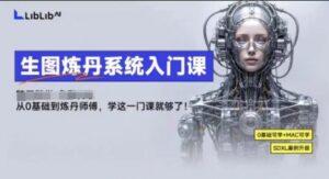 LibLibAI哩布哩布生图炼丹系统入门课，从生图到炼丹，只学这一门就够了-知识创作