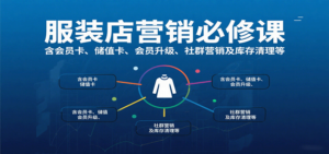 服装店营销必修课：含会员卡、储值卡、会员升级、社群营销及库存清理等-知识创作