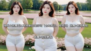 微胖女孩舞蹈AI视频制作提示词(含绘图词、视频词) 跳舞+视频教程-知识创作