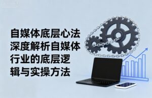 自媒体底层心法，深度解析自媒体行业的底层逻辑与实操方法-知识创作