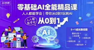 零基础AI全能精品课，人人都能学会，带你从0到1玩转AI-知识创作