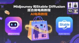 Midjourney和Stable Diffusion混合做电商教程-ai电商教程-知识创作