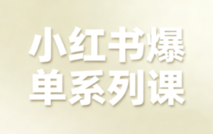 尼采老师·小红书爆单系列课-知识创作