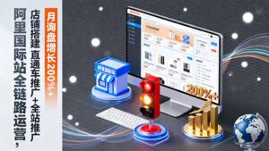 阿里国际站全链路运营，店铺搭建+直通车推广+全站推广，月询盘增长200%+-知识创作