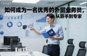 如何成为一名优秀的外贸业务员，从新手到专家-知识创作