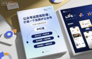 公众号运营高阶课，打造一个优质IP公众号-知识创作