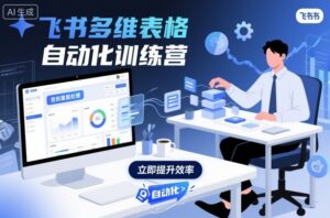 飞书多维表格自动化训练营，手把手教你告别重复处理，用多维表格开启高效办公新模式-知识创作