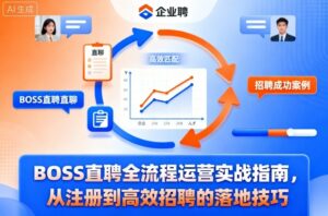 BOSS直聘全流程运营实战指南，从注册到高效招聘的落地技巧-知识创作