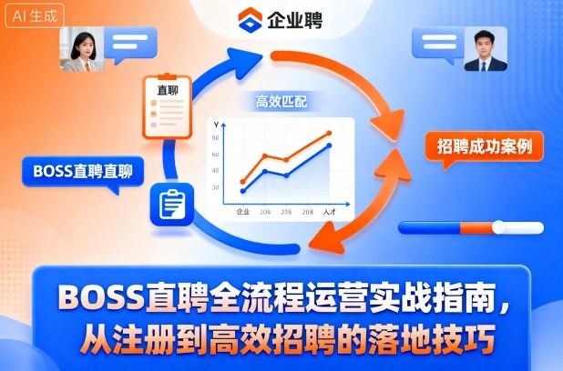 BOSS直聘全流程运营实战指南，从注册到高效招聘的落地技巧-知识创作
