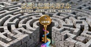 本质认知重构课7.0：通过语言哲学、信息博弈、价值交换，突破认知局限-知识创作