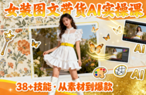 女装图文带货的AI实操课-知识创作