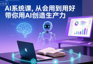 AI系统课，从会用到用好，带你用AI创造生产力-知识创作