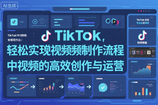 TikTok中视频制做流程，轻松实现Tk中视频的高效创作与运营-知识创作