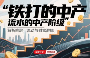 付费文章：铁打的中产，流水的中产阶级-知识创作