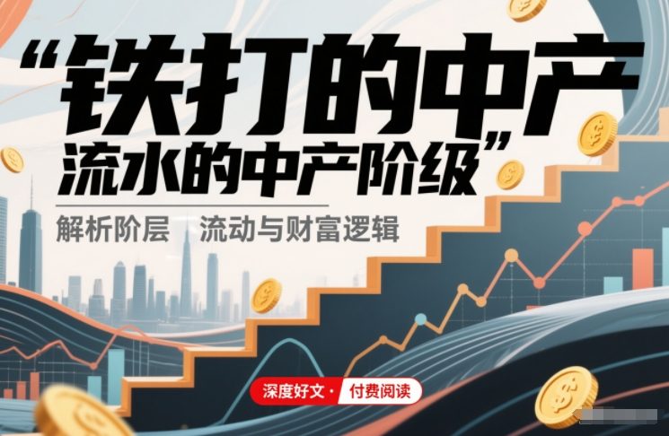 付费文章：铁打的中产，流水的中产阶级-知识创作