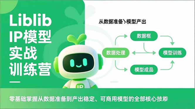 Liblib IP模型实战训练营，零基础掌握从数据准备到产出稳定、可商用模型的全部核心技能-知识创作