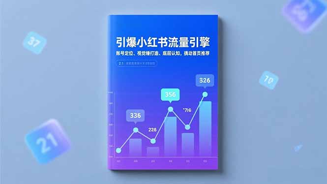 引爆小红书流量引擎，账号定位、视觉锤打造、底层认知，撬动首页推荐-知识创作