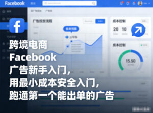 跨境电商Facebook广告新手入门，用最小成本安全入门，跑通第一个能出单的广告-知识创作