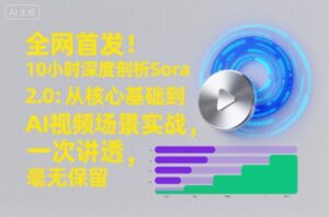 全网首发！10小时深度剖析Sora 2.0：从核心基础到AI视频场景实战，一次讲透，毫无保留-知识创作