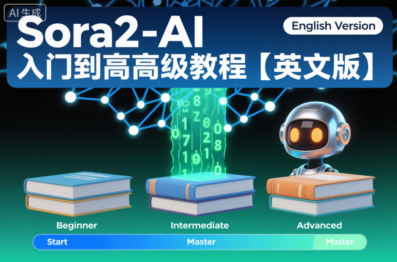 Sora2-AI入门到高级教程【英文版】-知识创作