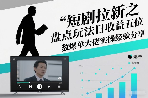 短剧拉新之盘点玩法日收益五位数爆单大佬实操经验分享-知识创作