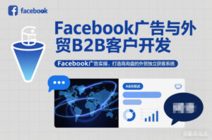 Facebook广告与外贸B2B客户开发，Facebook广告实操，打造高询盘的外贸独立获客系统-知识创作